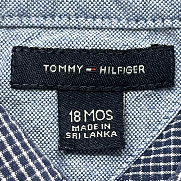 Toddler Button Up Shirt Cotton Check - Picture 4 of 7